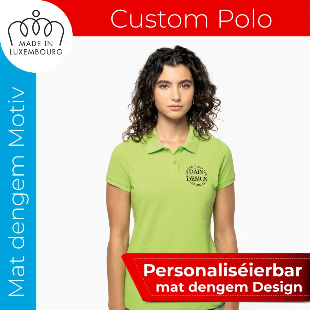 Premium Frauen Polo personalisiert (White)